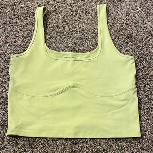 ABERCROMBIE AND FITCH GREEN TANK